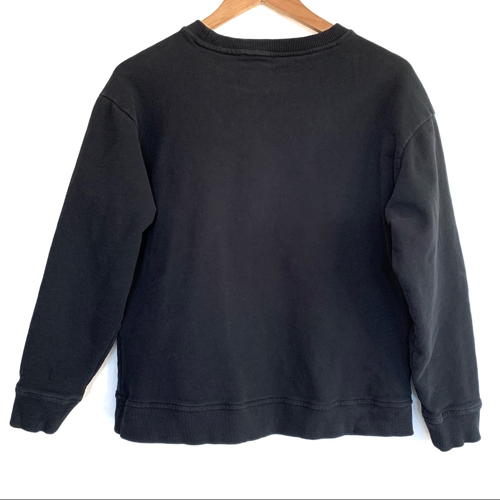 Sandro Alek Tiger Bird Embroidered Sweater Top - Picture 4 of 7